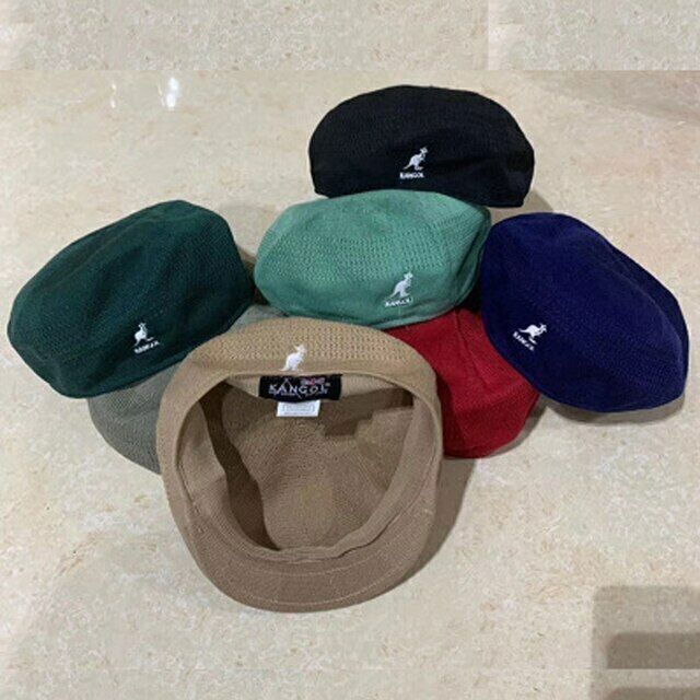 Kangol Breathable Beret Hat Summer Newsboy Woven Flat Caps Casual Men Women USA