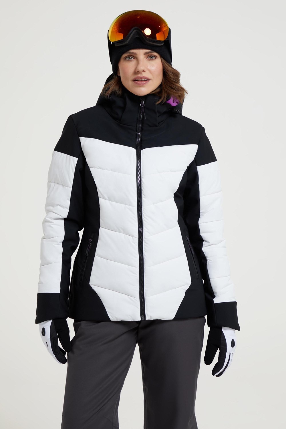 Mountain Warehouse Resort Women’s Recco Ski Jacket Snow Proof Ladies Padded Coat