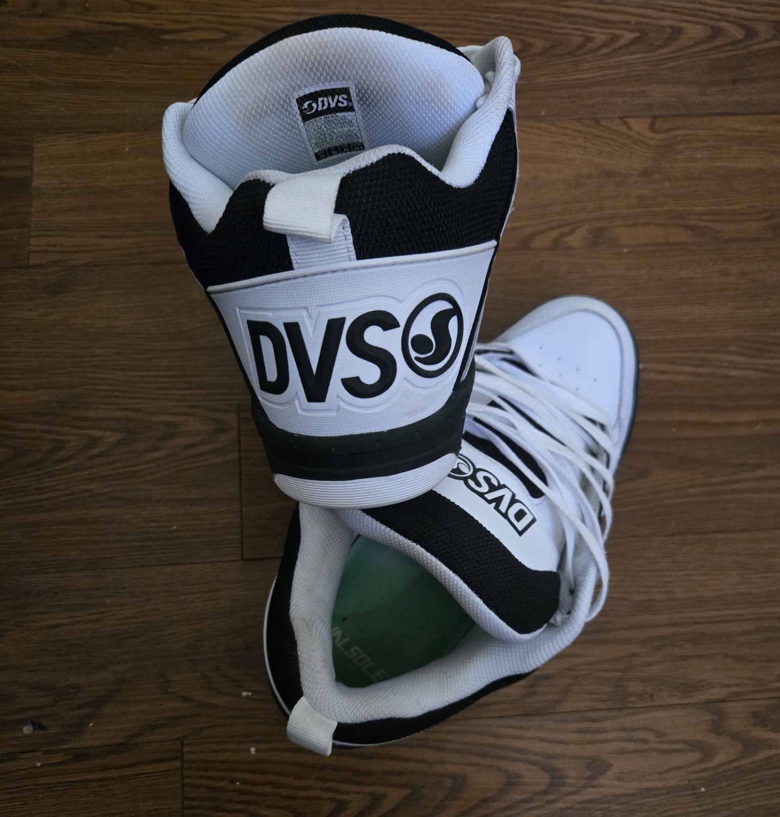 DVS Comanche Men’s Skate Shoes Black/White, Size 11