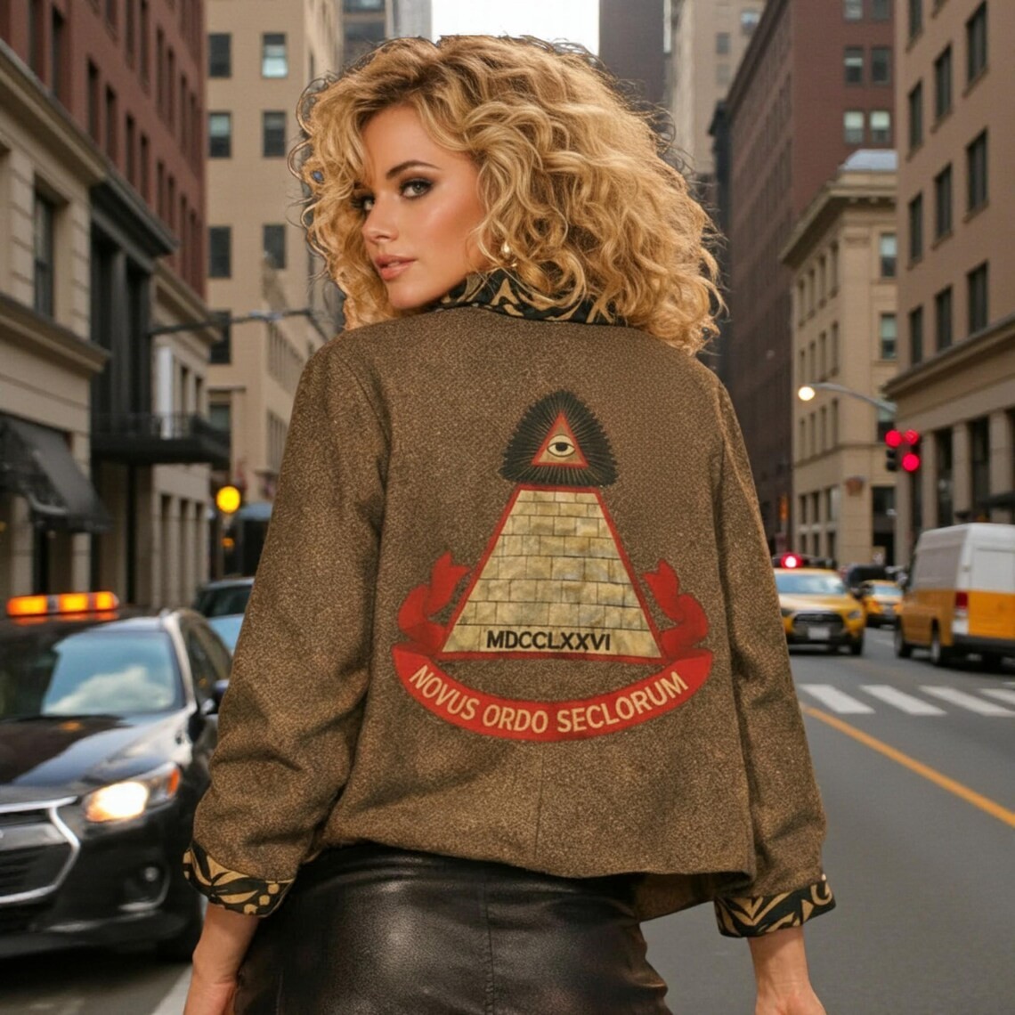 80s Inspired Desperately Seeking Susan Jacket for Women-Size XS – 5XL