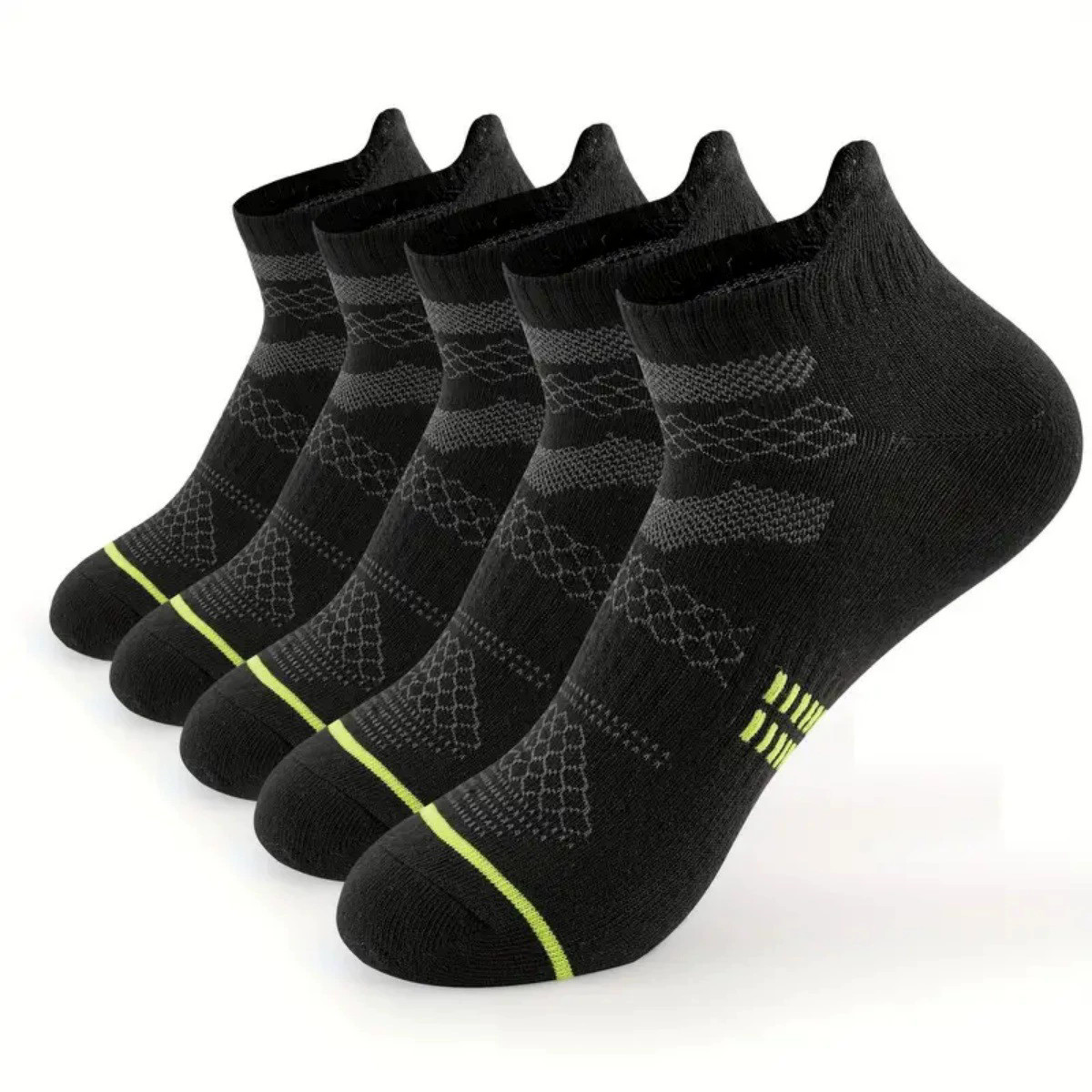 Men Ankle Sock Low Cut Sport Athletic Solid Classic Casual Work Plain Work 3Pack