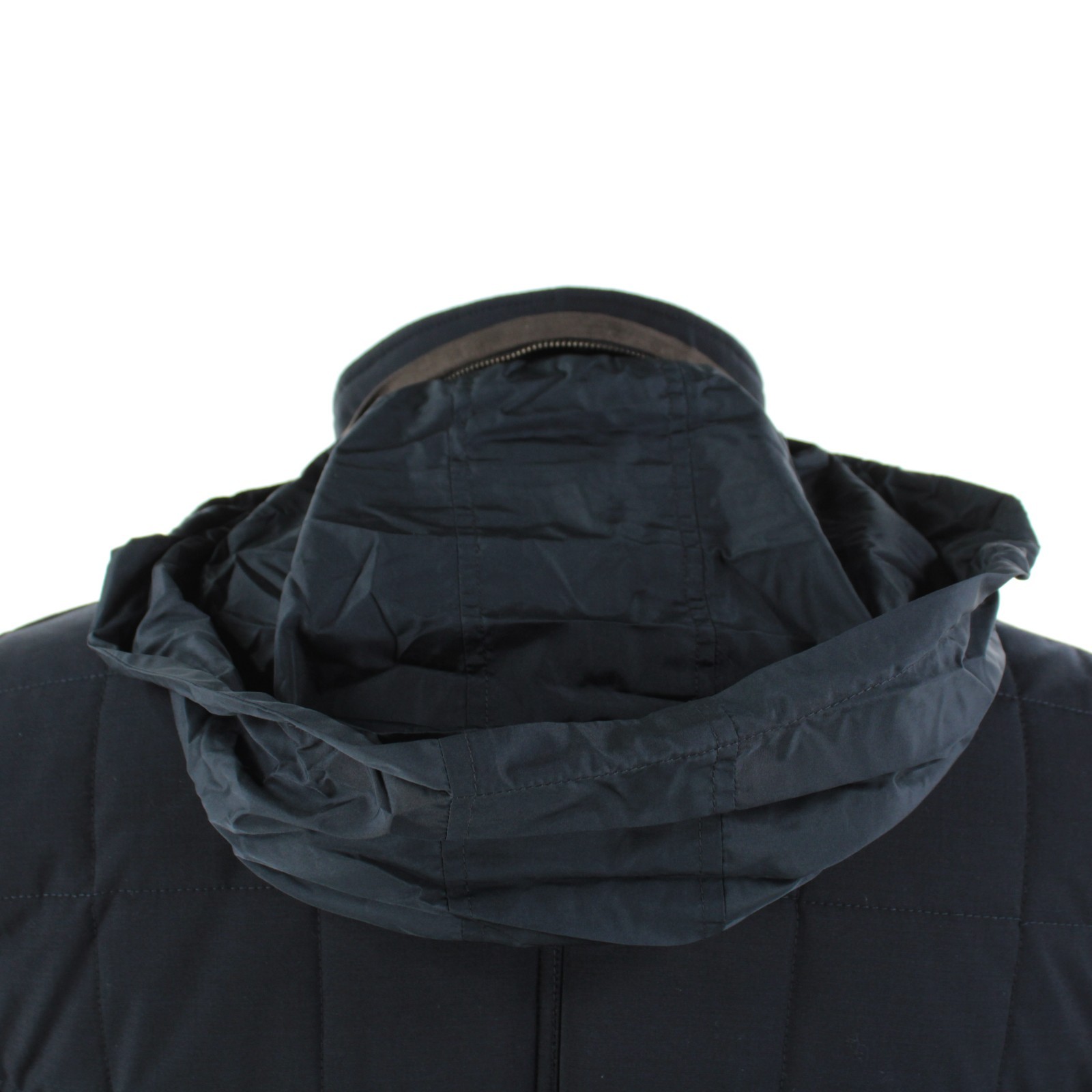 Cardinal of Canada NWT Wool Quilted Jacket w/ Hood Size S (36-38 US) In Navy