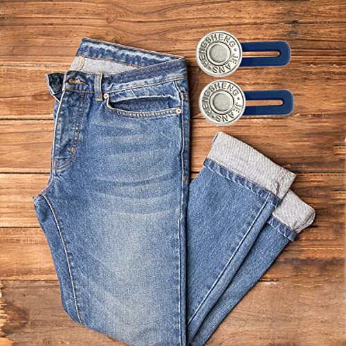 10 Pcs Expander Button for Extender Jeans Pants Collar, 5 Styles Pants Waist