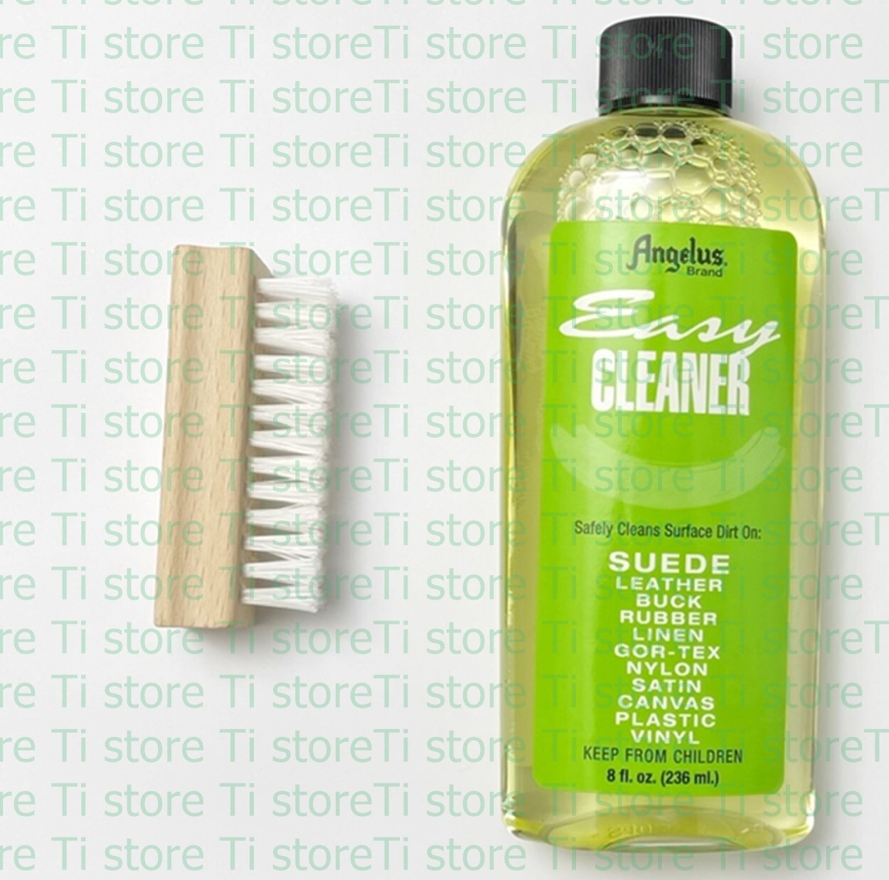 Angelus Easy Cleaner Suede Cleaning Kit Shoe Cleaning kit 8oz With Nylon Brush