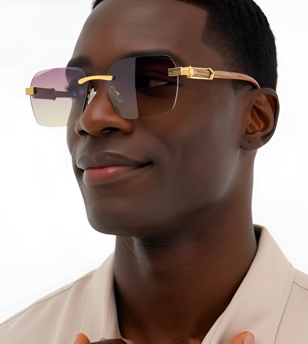 Hip Hop Shades Men Sunglasses Designer Oceanic Color Modern New Style Rapper New