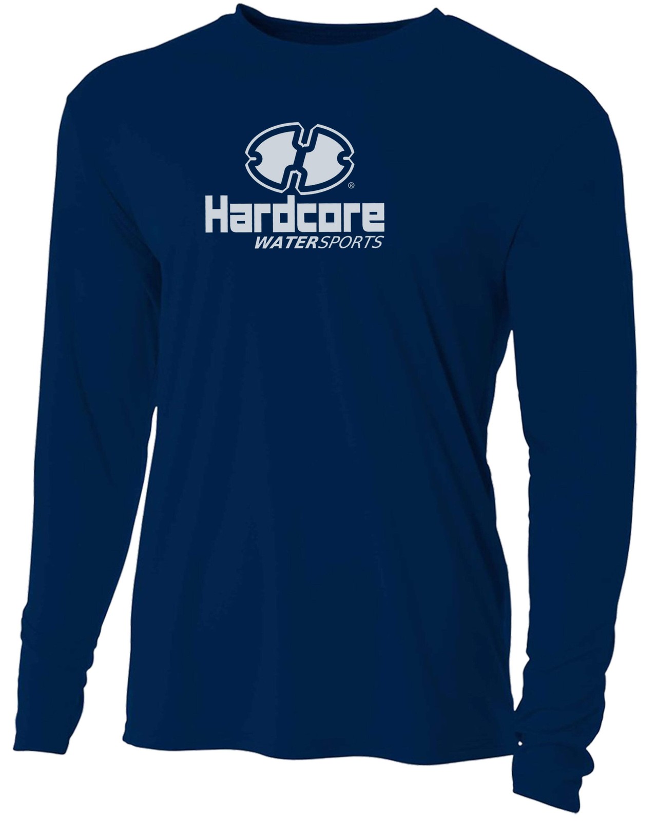 Hardcore Men’s Long Sleeve Rash Guard Surf Shirt – Relaxed Fit Swimwear Designed