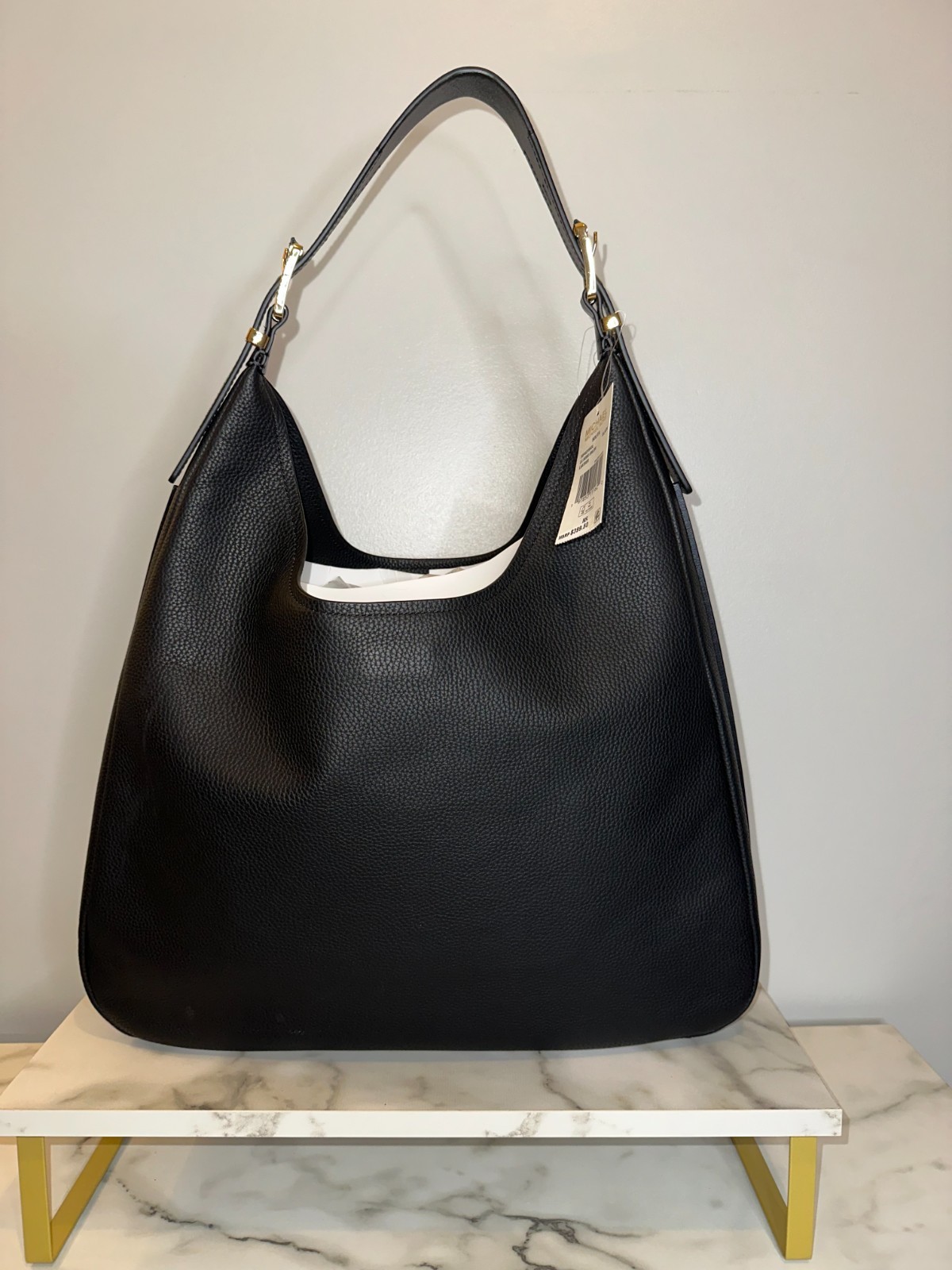 Michael Kors Nolita Pebbled Leather Hobo Shoulder Bag