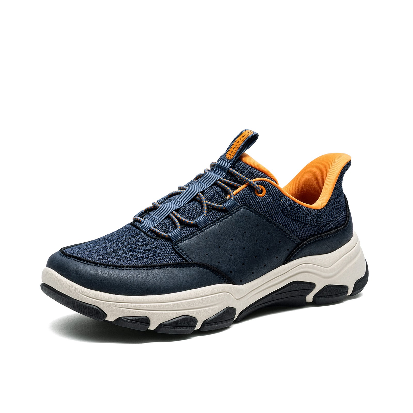 Men’s Slip-On Loafers Waterproof Wide Toe Non-Slip Comfortable Walking Shoes