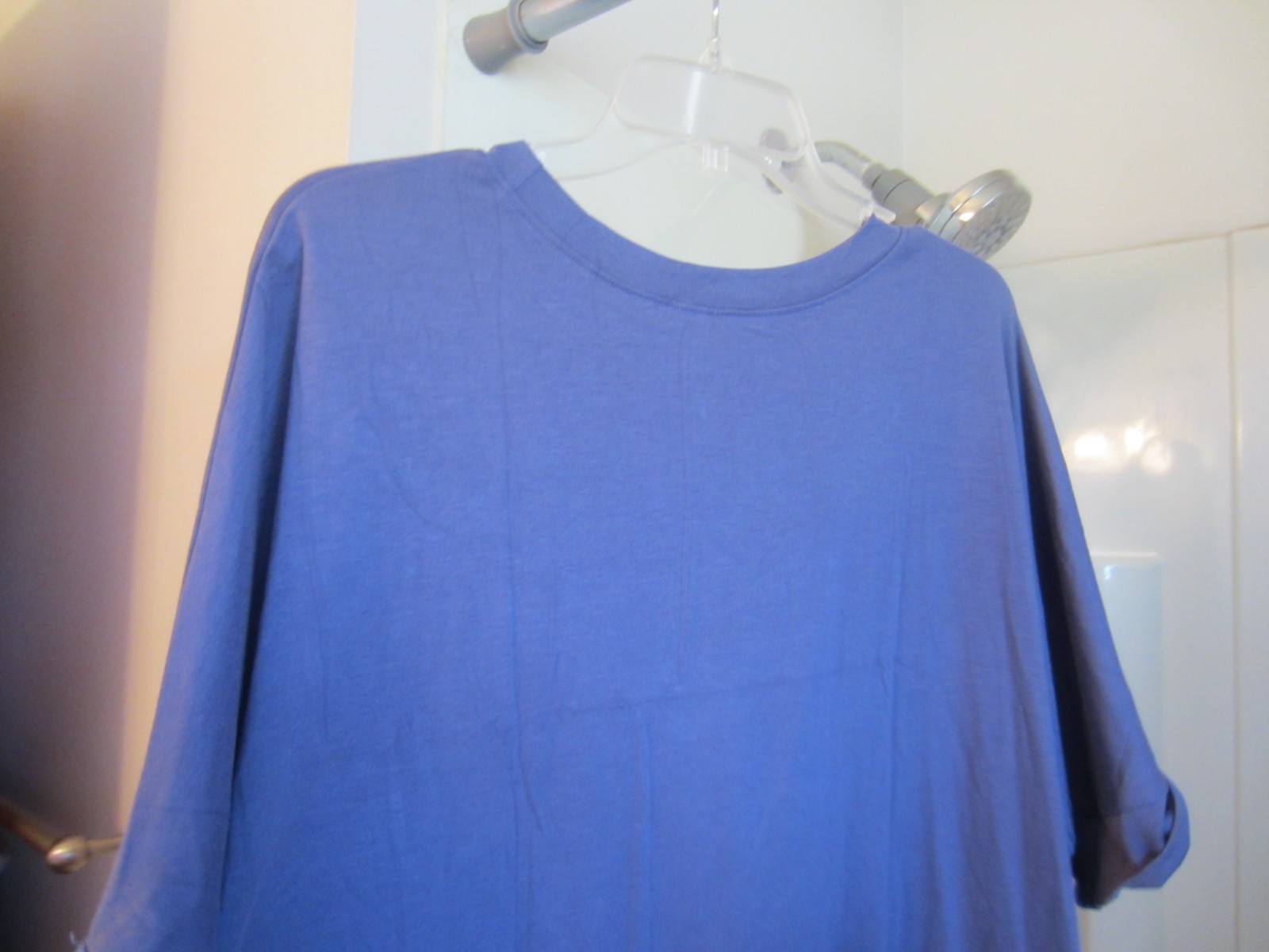 NWT women’s short sleeved tee Anrabess Size L light purple SOFT cuffed sleeve