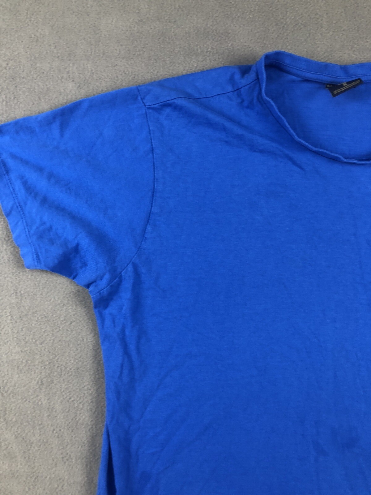 U S Polo Assn Shirt Mens Size M Blue T-Shirt Short Sleeve Crew Neck Pocket Basic