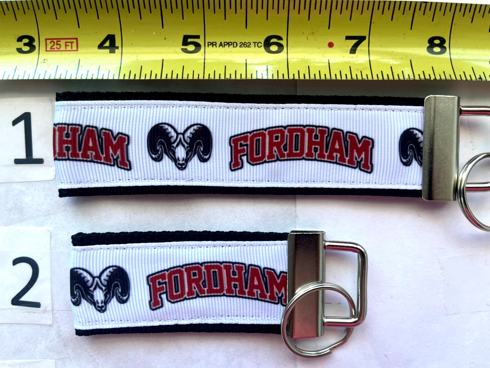Fordham University Keychain Stocking Stuffer Fob Gift 4 Him Her Mom Dad Rams