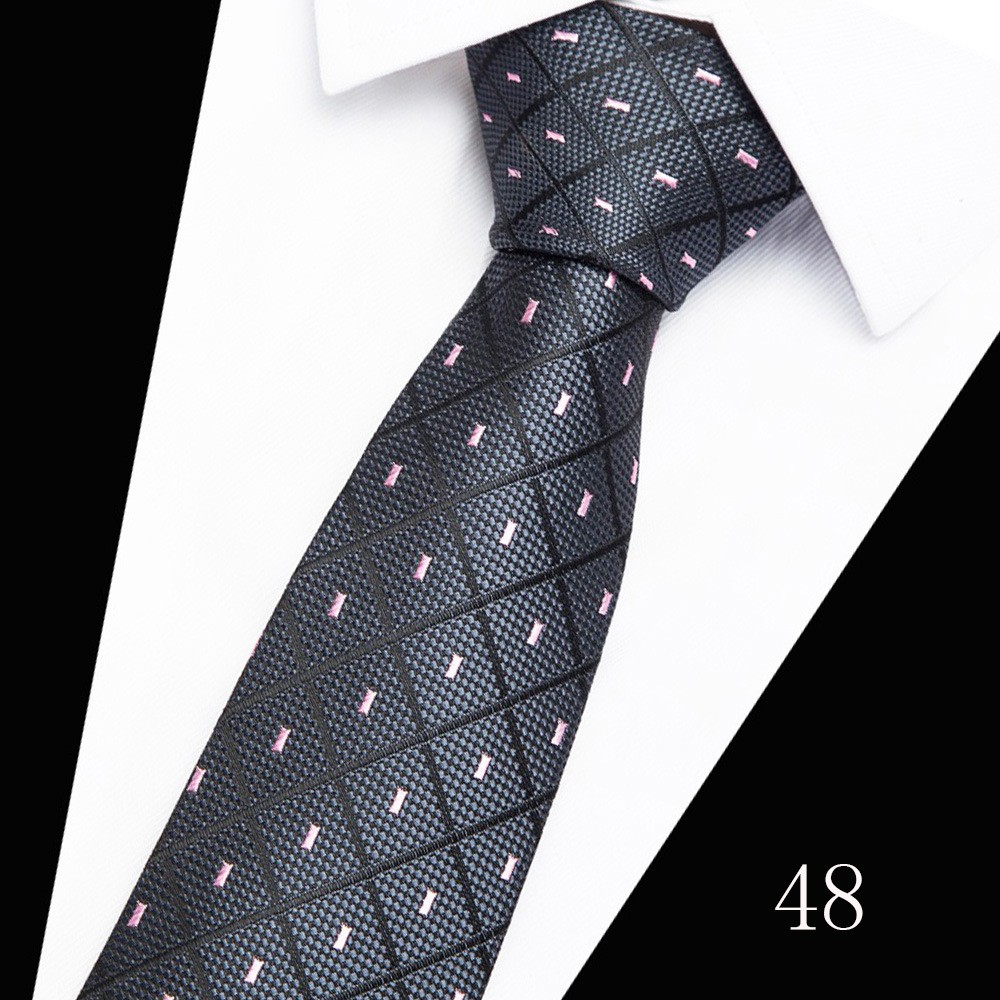 Classic Men’ Tie Business Wedding Woven Skinny Smart Satin Highest Necktie Work