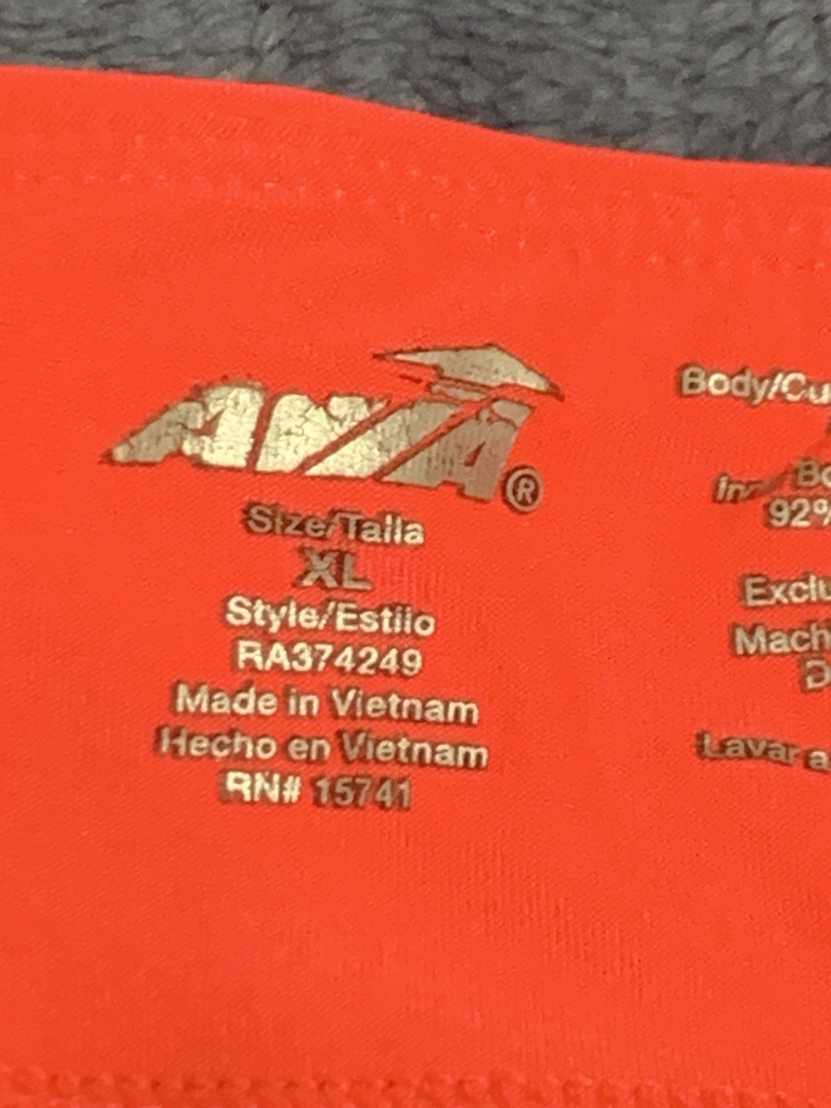 Avia Women’s running shorts Pink/Red Exercise Size XL RA374249 RN 15741