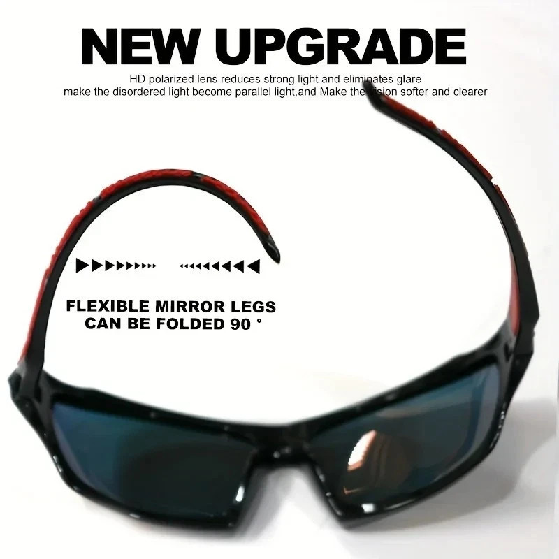 New 2025 Polarized Vertex Men AntiGlare Fishing Cycling Driving Sport Sunglasses