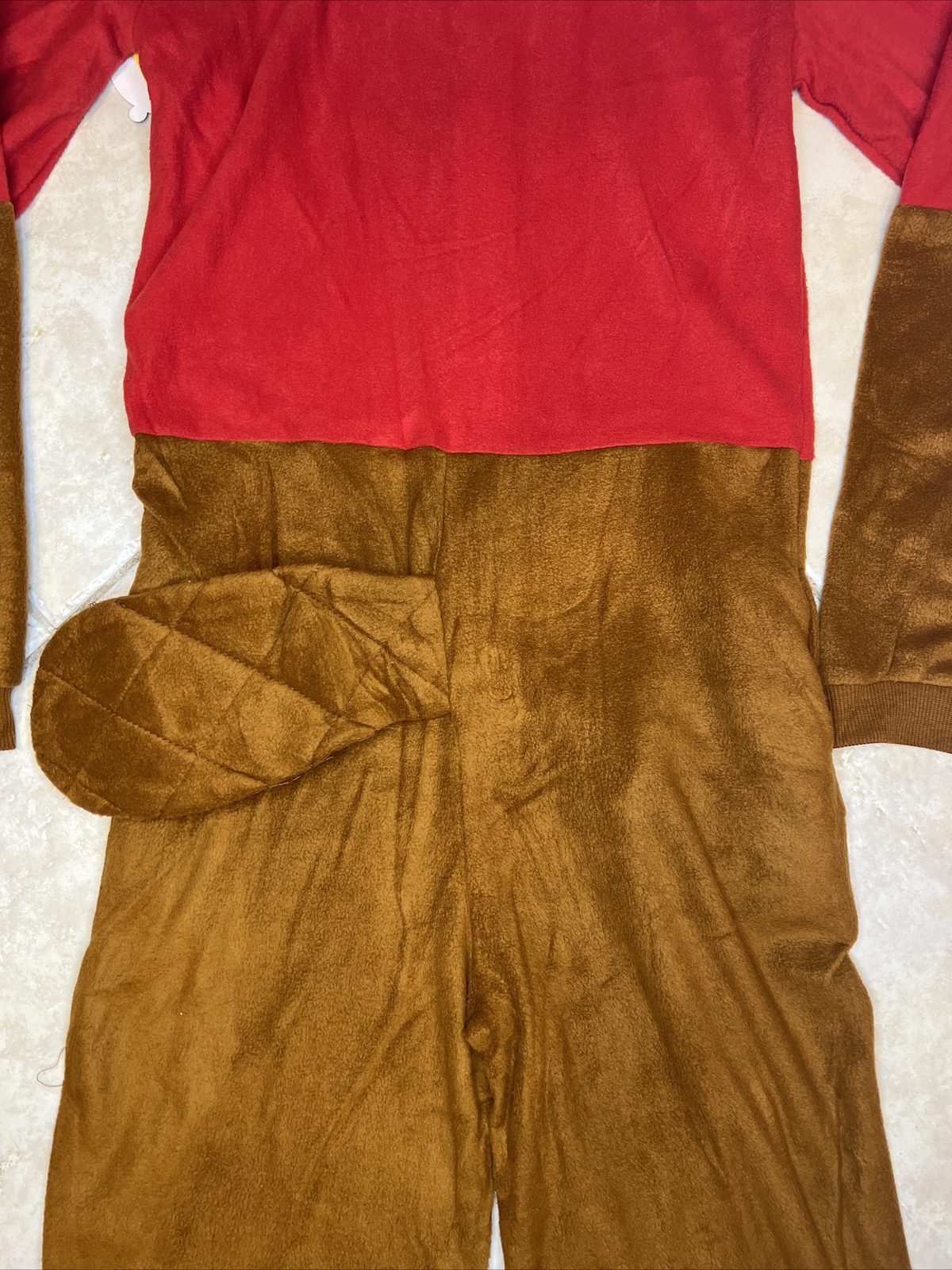 Buc-ee’s Beaver Mascot Buc Union Body Suit Costume Pajamas Youth XS / S NWT