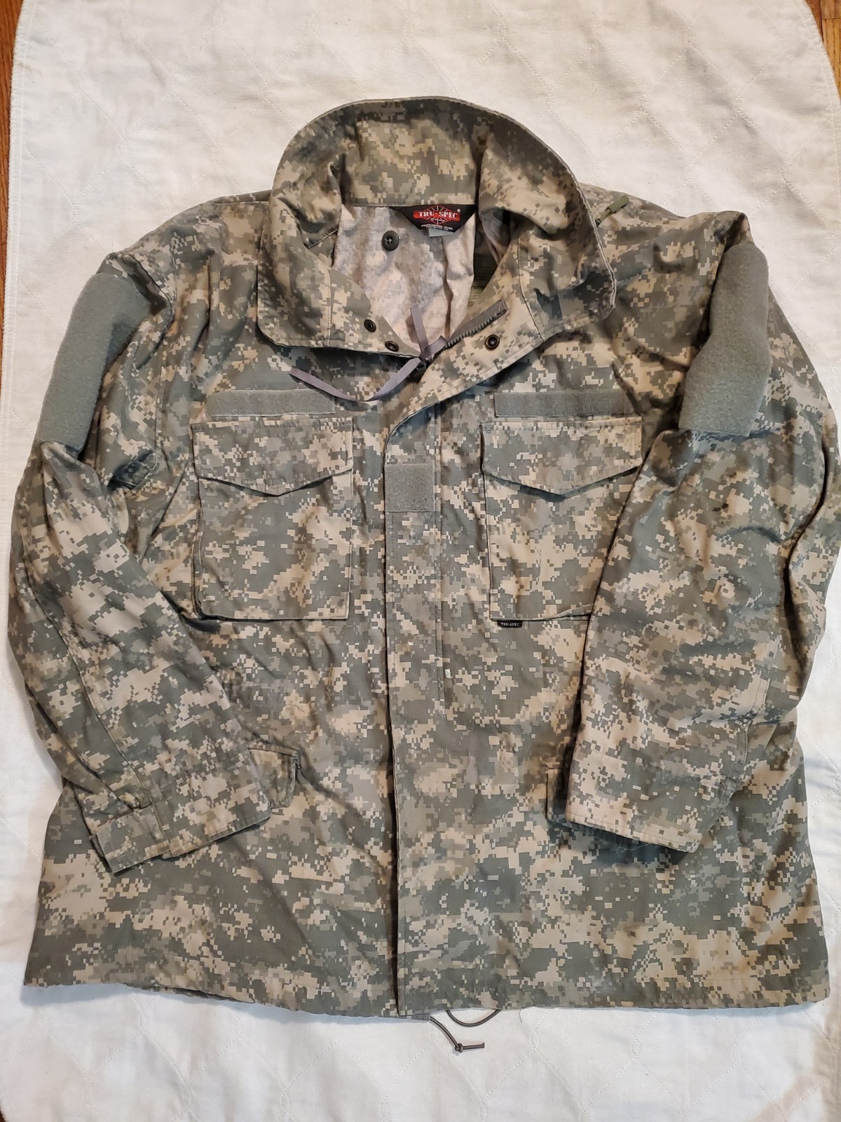 Size XXL Mens Tru-Spec Jacket Regular ACU Camo Cold Weather Field Coat Military