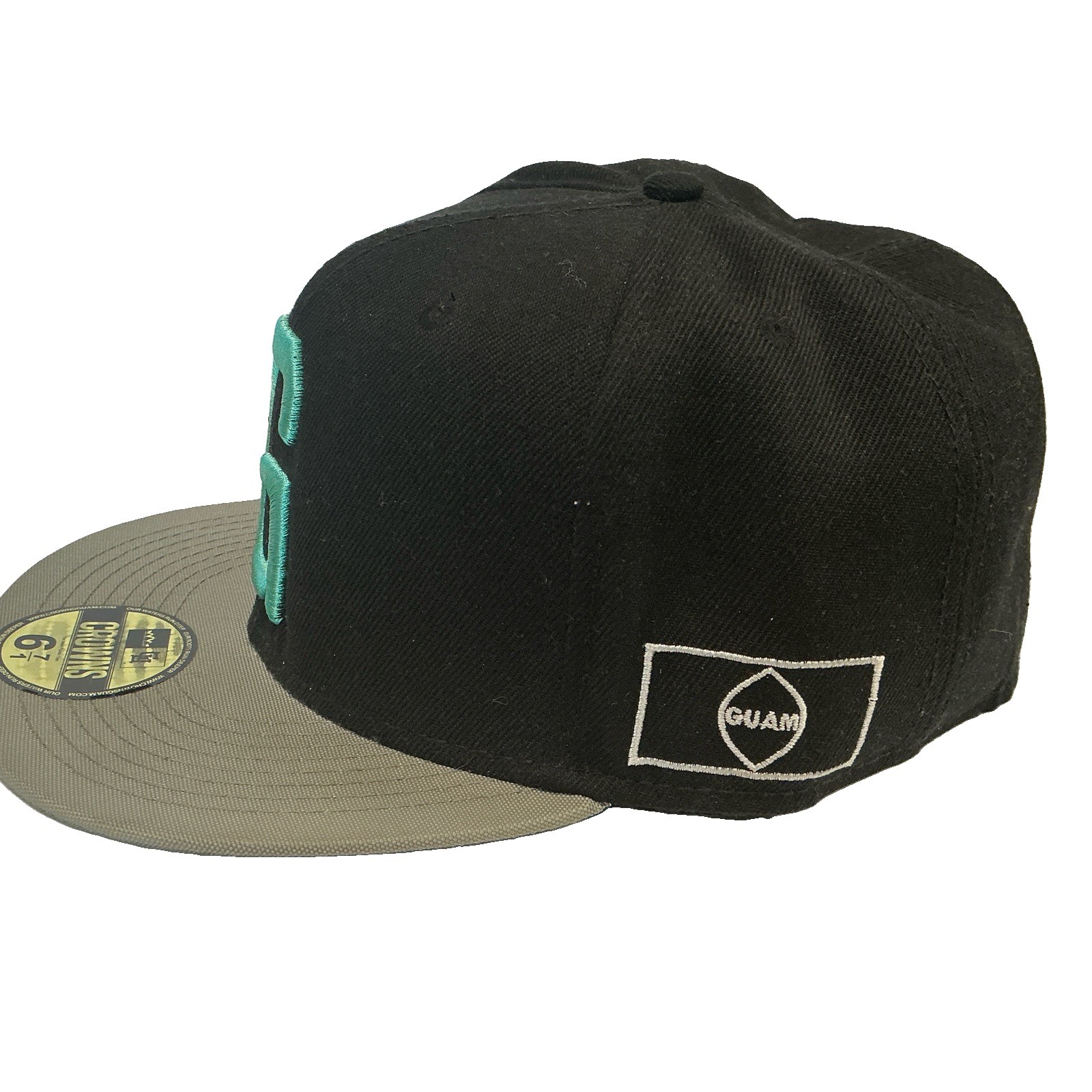 Crowns Guam Snapback West Pacific Clan Edition Guam Seal Black Gray