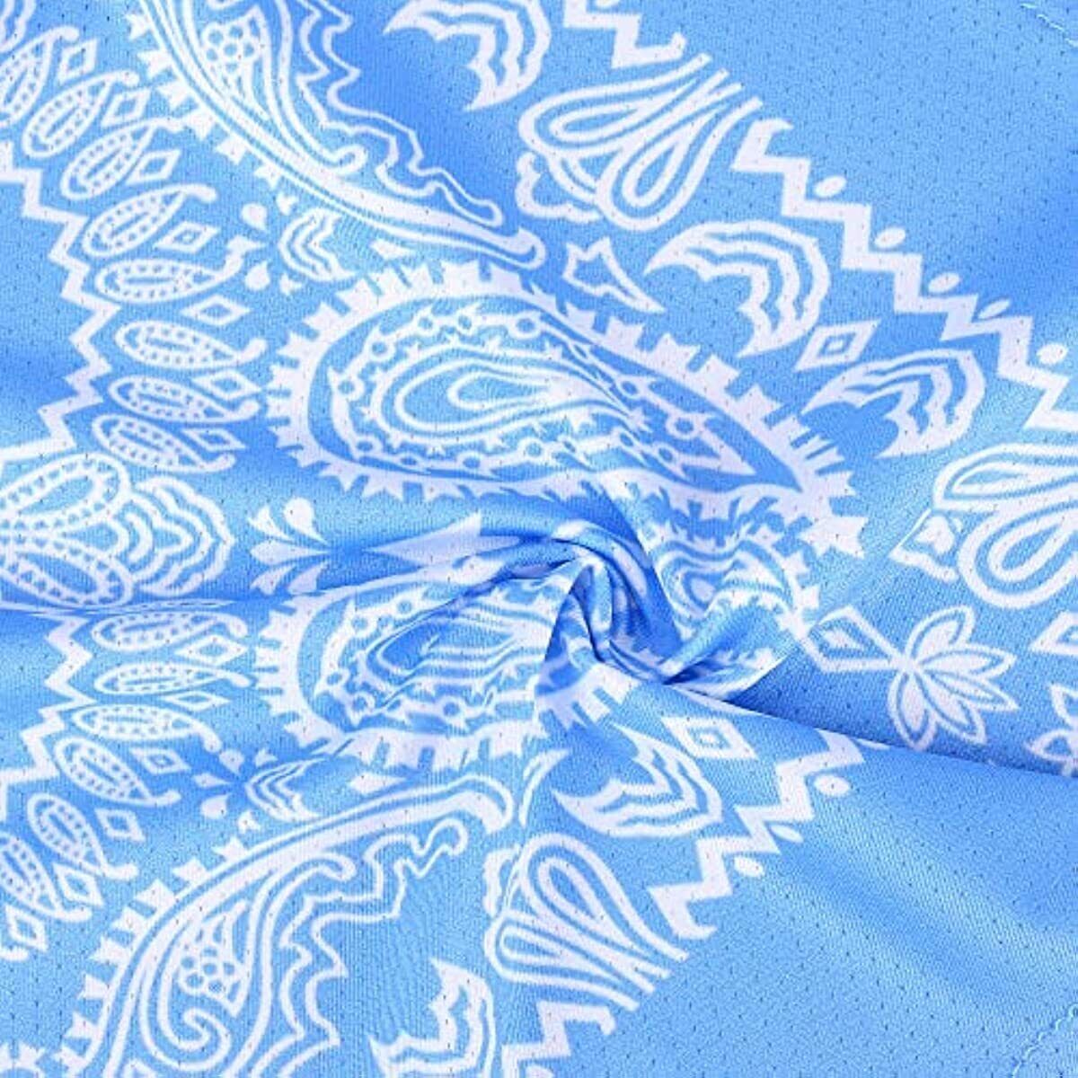 Balaclava UV Protection Face Mask Paisley Print Neck Gaiter Bandana Cover Scarf