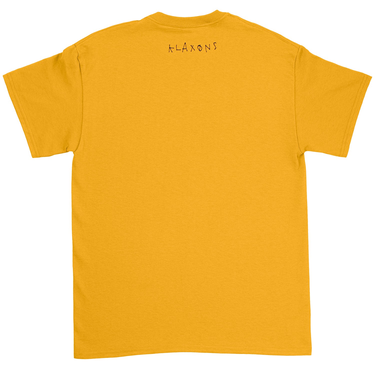 Men’s Klaxons Starry Eyes T-shirt X-Large Yellow