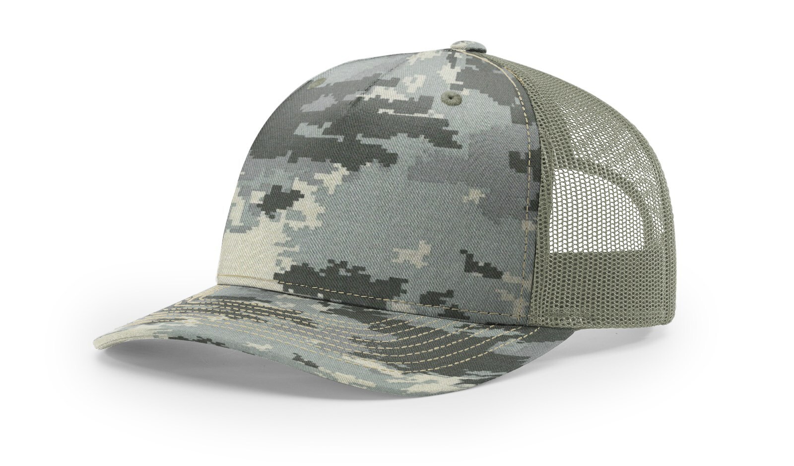 Richardson 5 Panel Trucker Cap 112FP Classic Style with Adjustable Duck Camo