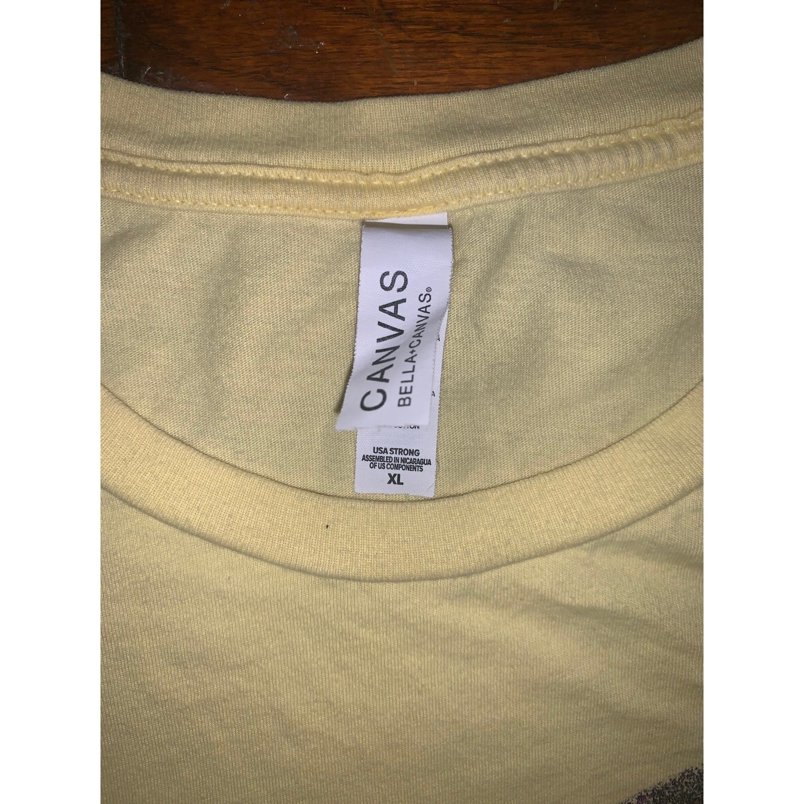 Cowboy Bebop Anime T Shirt XL Yellow Bella Canvas Faye Valentine