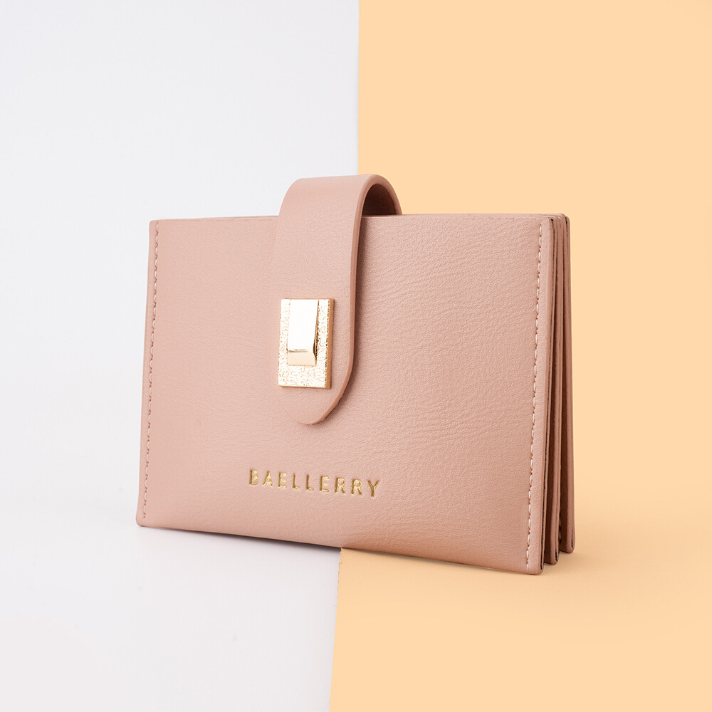 Hasp Women Wallet Small Leather Credit Card Holder Multi Pocket Mini Purse Gifts