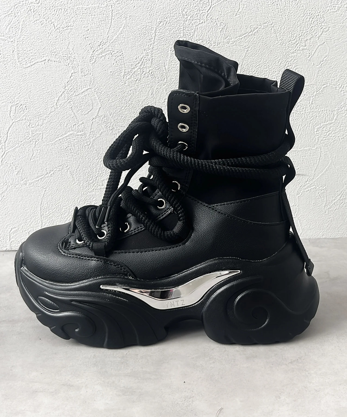Ballet Core Platform Sneaker Shoes ruff High Cut Beautiful Legs Leg Jirai New
