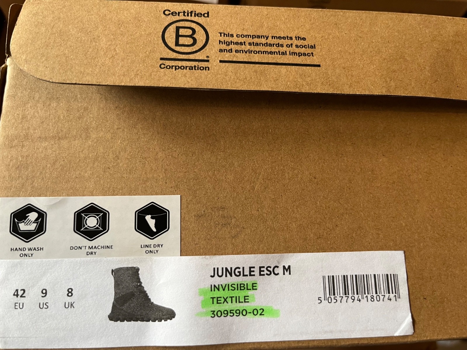 VivoBarefoot Jungle ESC WATER RESISTANT Hiking Boots Minimalist Barefoot Shoes