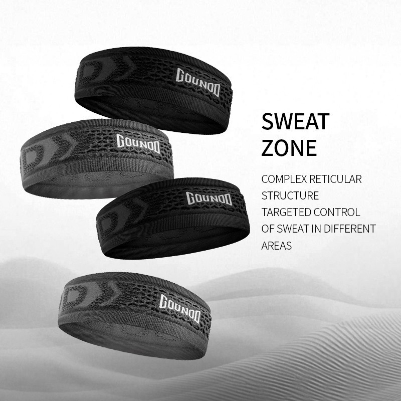 Headband Thin Stretch Sports Yoga Gym Hair Band Wrap Sweatband Womens Mens