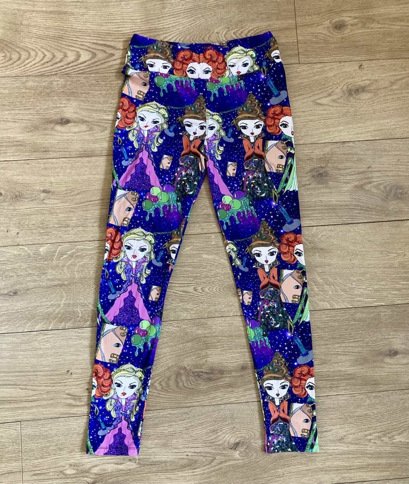 Hocus Pocus Carolina Dress Room leggings size 1 (8-14)