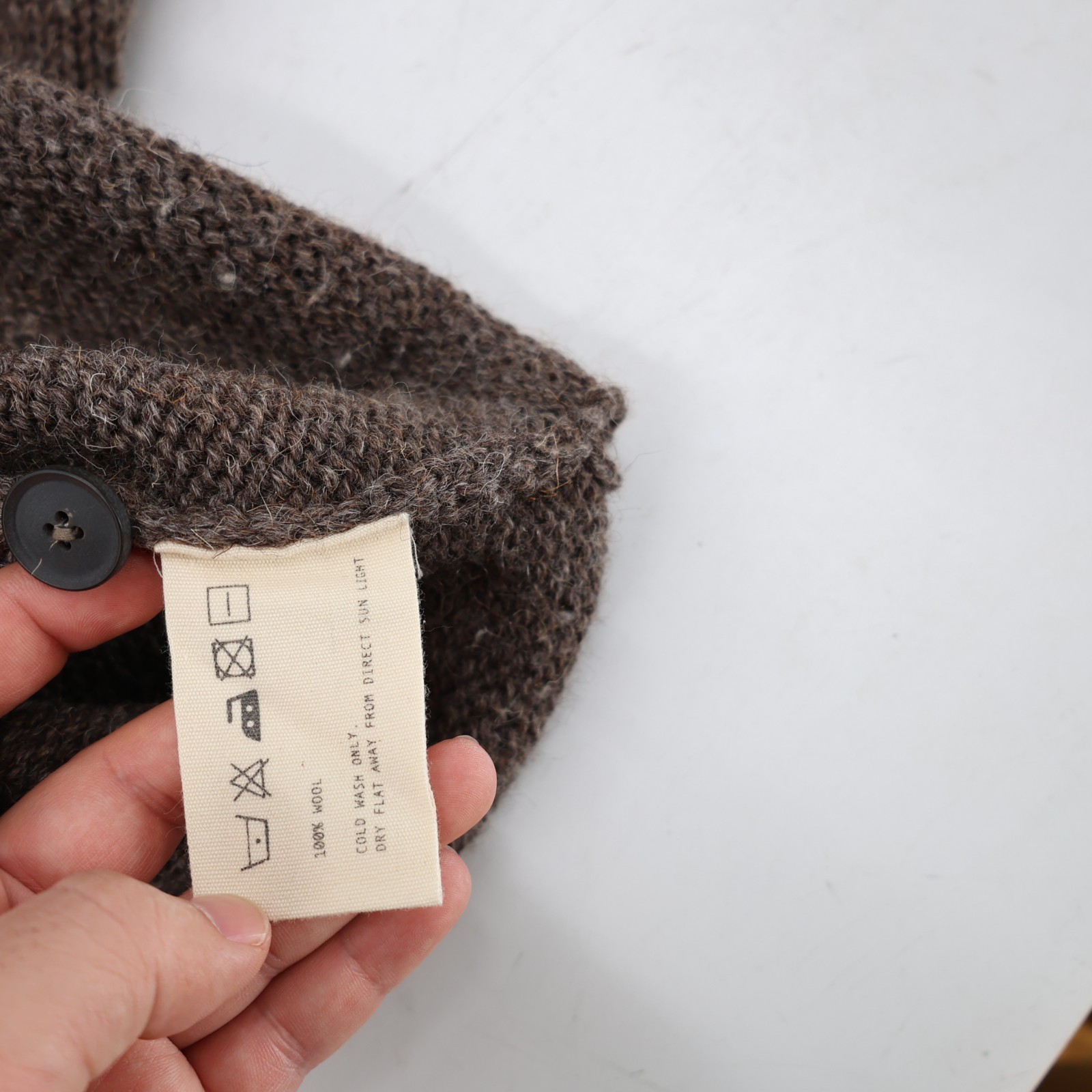 Xenia Telunts sweater Vest unisex 2 Knit cardigan thick shetland wool fisherman