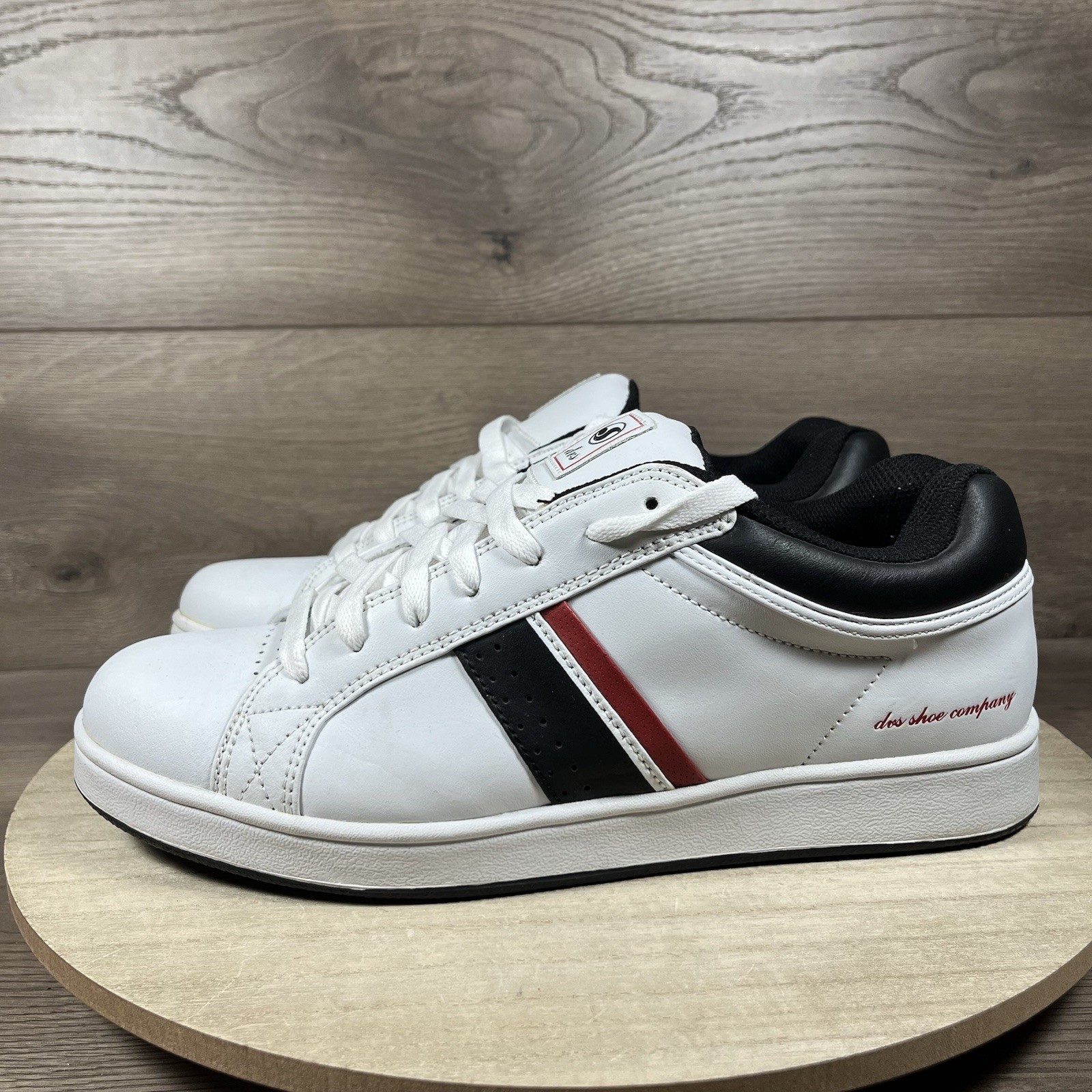 DVS Shoes Berra 3 White Leather Lace Up Skate Shoes Sneakers Mens Size 11