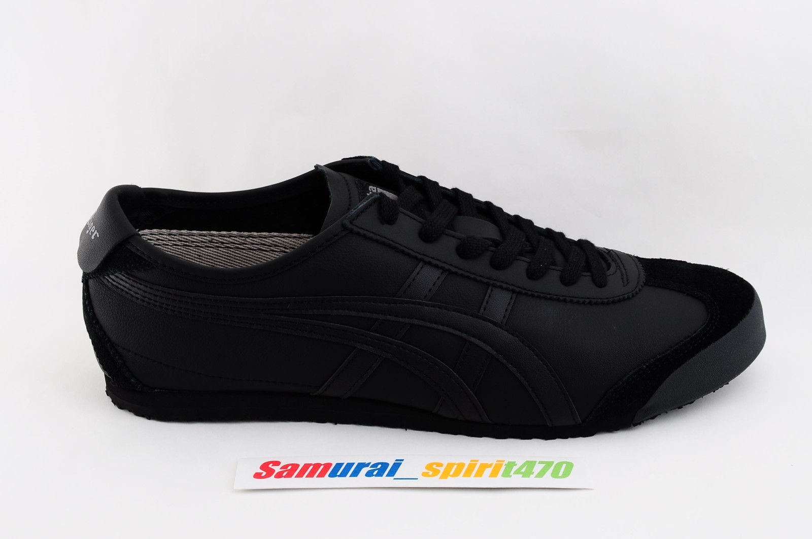 Onitsuka Tiger Genuine MEXICO 66 1183C102 BLACK /BLACK US Buyer No Import duties