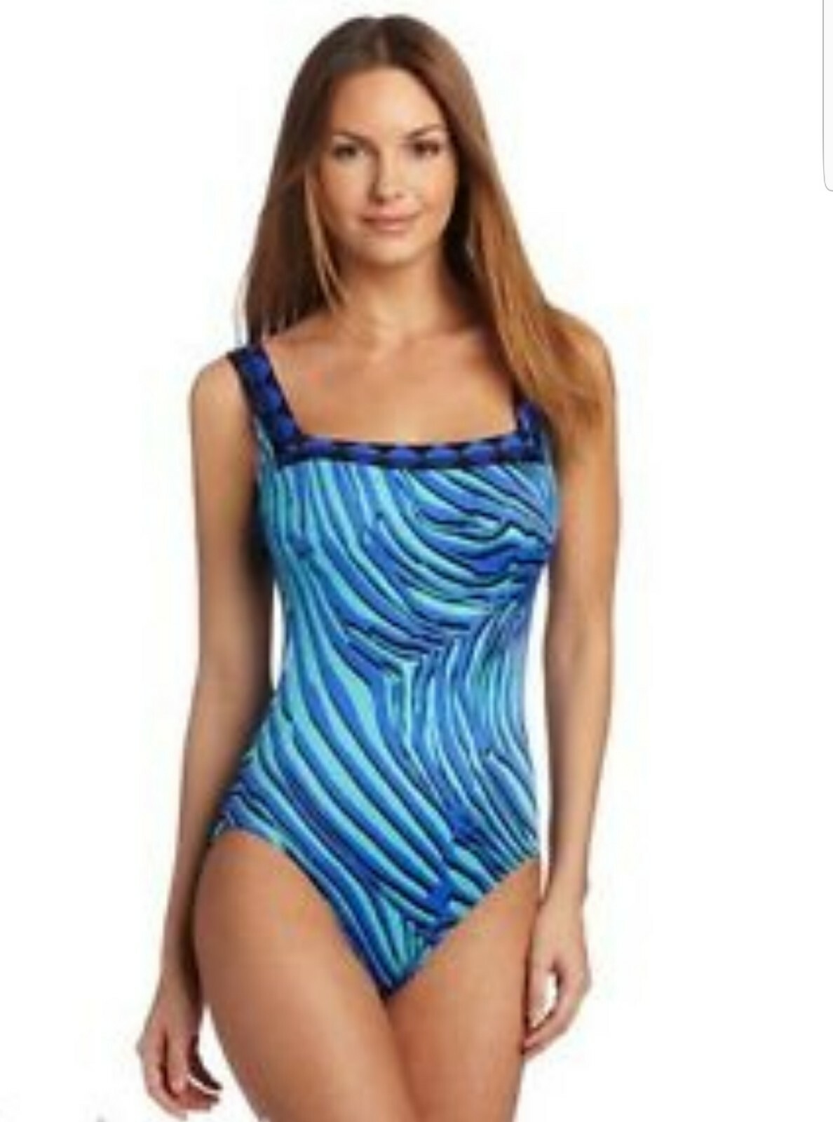 Gottex Swimwear Suit Madagascar Maillot 1pc Monokini US6 S $188 RARE! SMALL