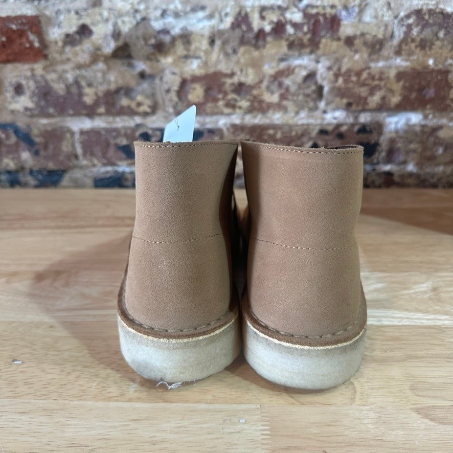 Clarks Desert Chukka Brown Lace up Suede Rubber Sole Boots Mens 8