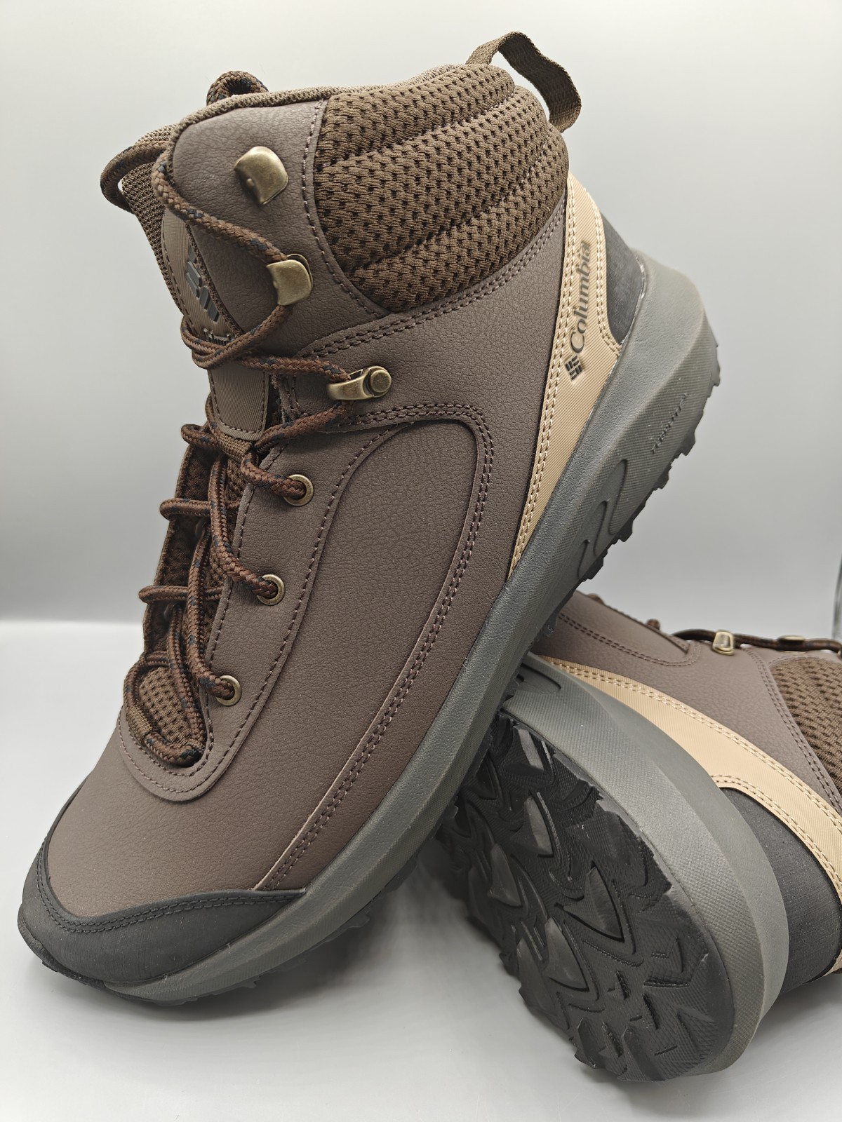 COLUMBIA 1987041-231 MEN’S TRAILSTORM PEAK MID SZ 11 WATER-RESISTANT BROWN BOOT