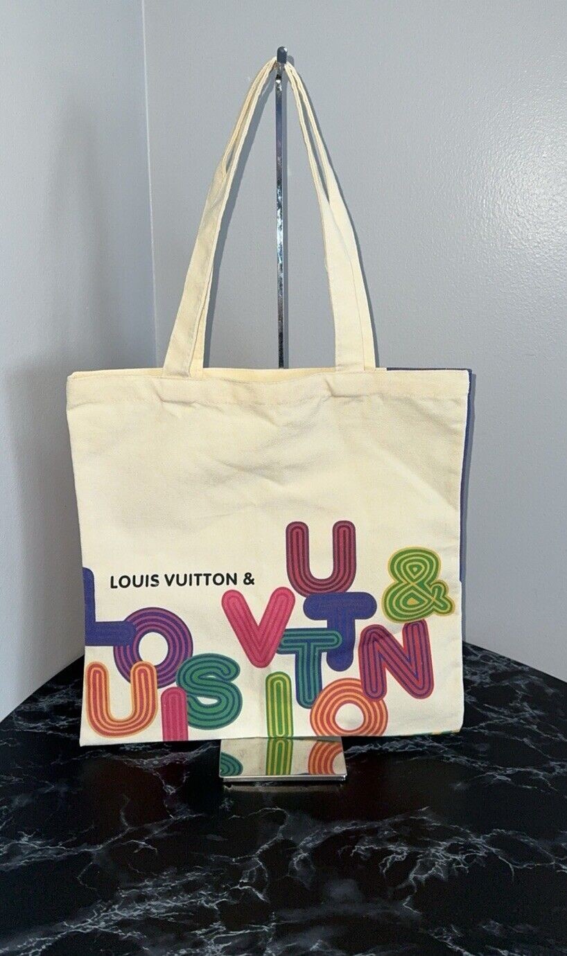 Louis Vuitton City Guide Exhibition Limited Canvas Tote Bag 2022 Shenzhen Ltd Ed