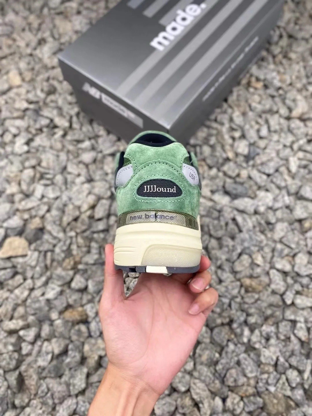JJJJound x New Balance 992 ‘Mossy Green’ Men’s Sneakers M992JJ