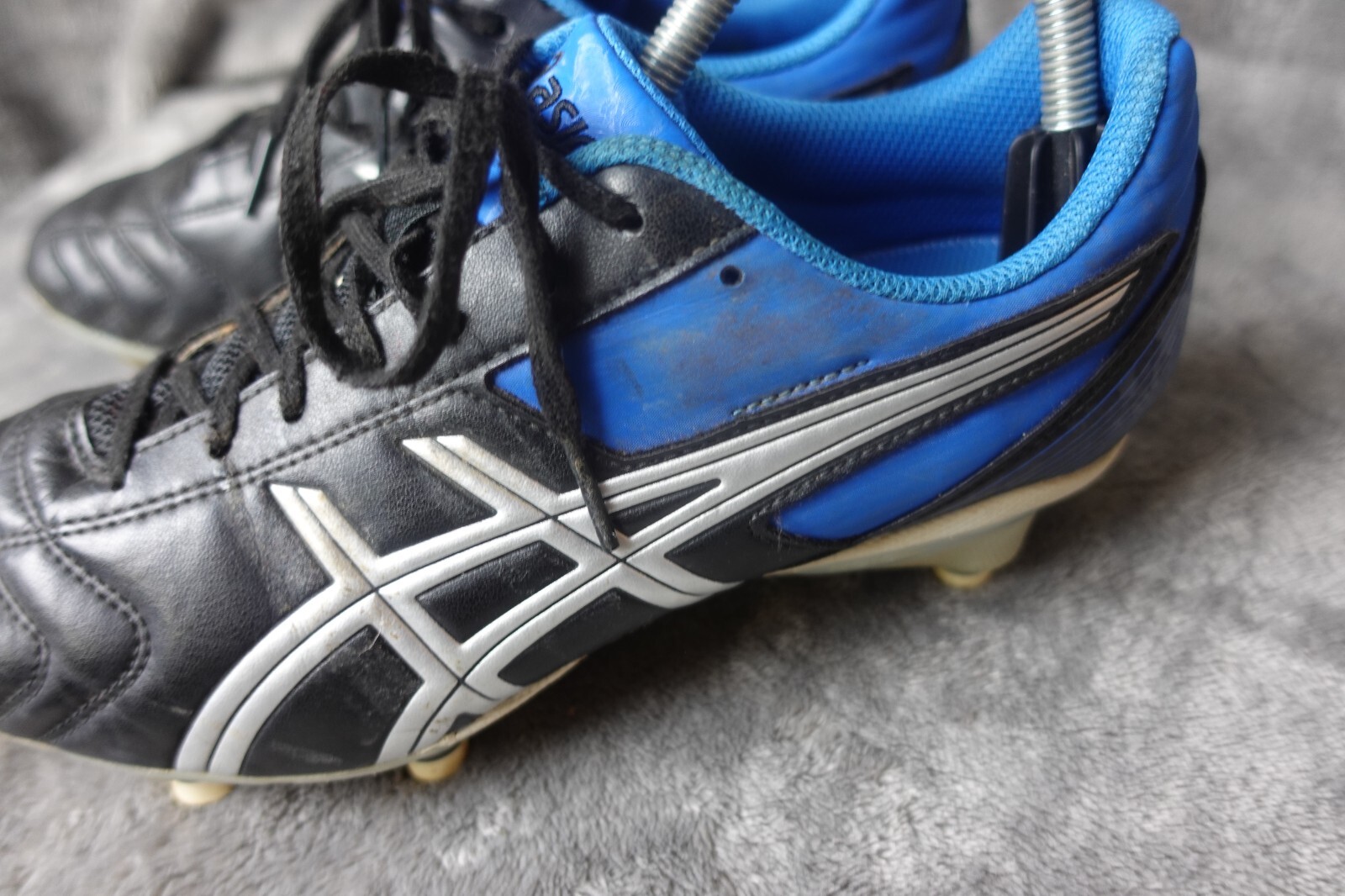 Asics Lethal Tackle Mens Football Boots P507Y Blue Us 8