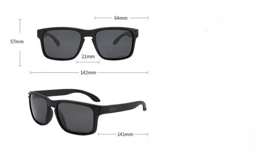 Oakley Holbrook Sunglasses: Matte Black/ Blue Polarized UV400