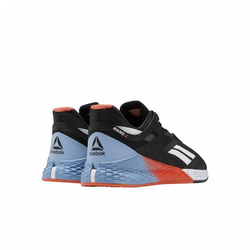 Reebok Nano X Training Shoes Mens 9.5 Black Red Blue EF7298