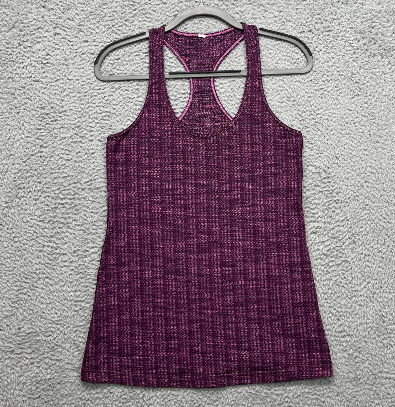 Lululemon Tank Top Womens Small Purple Racerback Running Yoga Gym Athletic