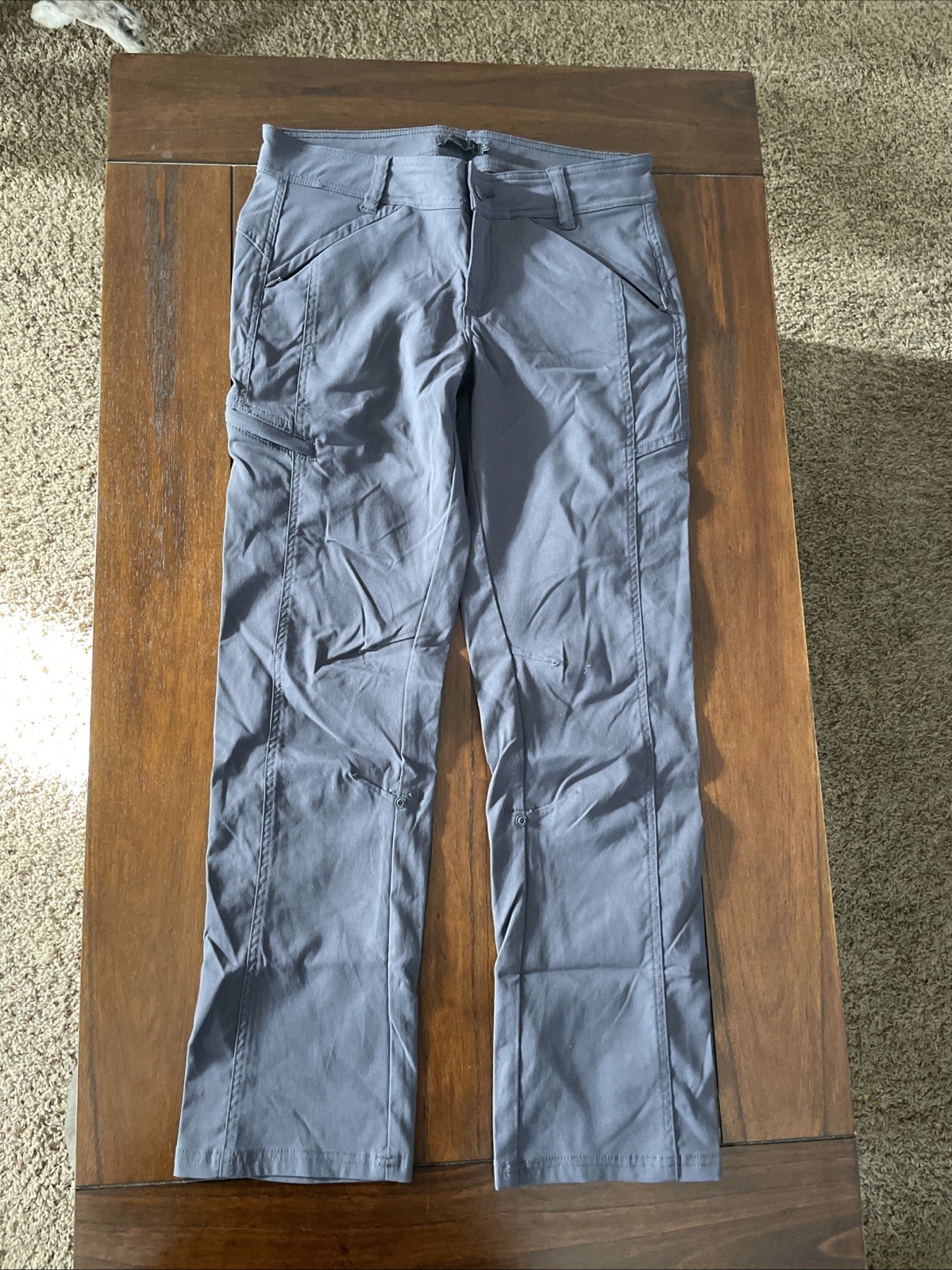 Prana Womens Halle Stretch Hiking Pant Sz 6 UPF 50+ Water/Abrasion Resistant