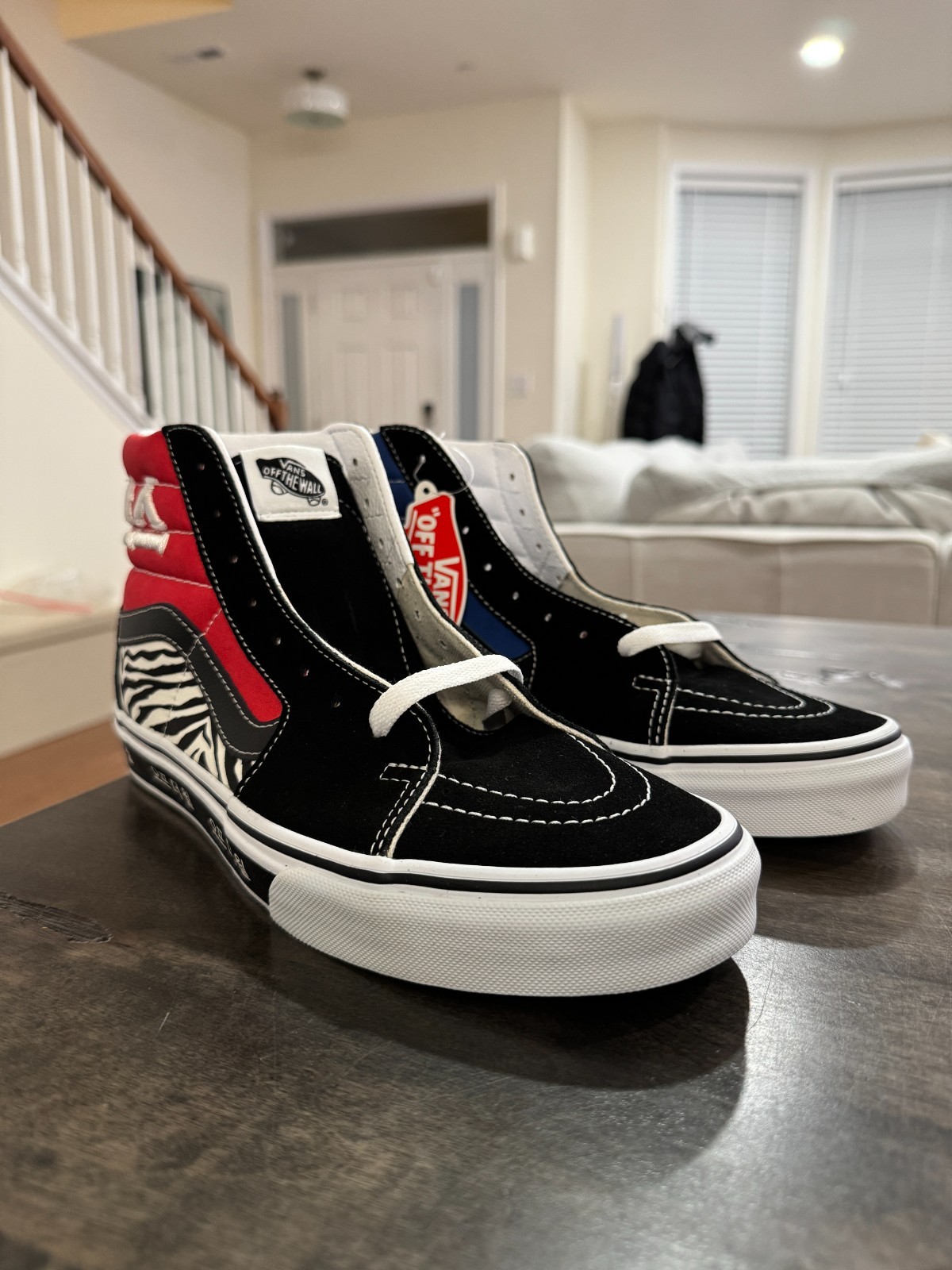 Vans SK8-HI ‘Koreantypgrphy’ Blue red (SKU VN0A32QG9HW) Men size 7.5 – 13