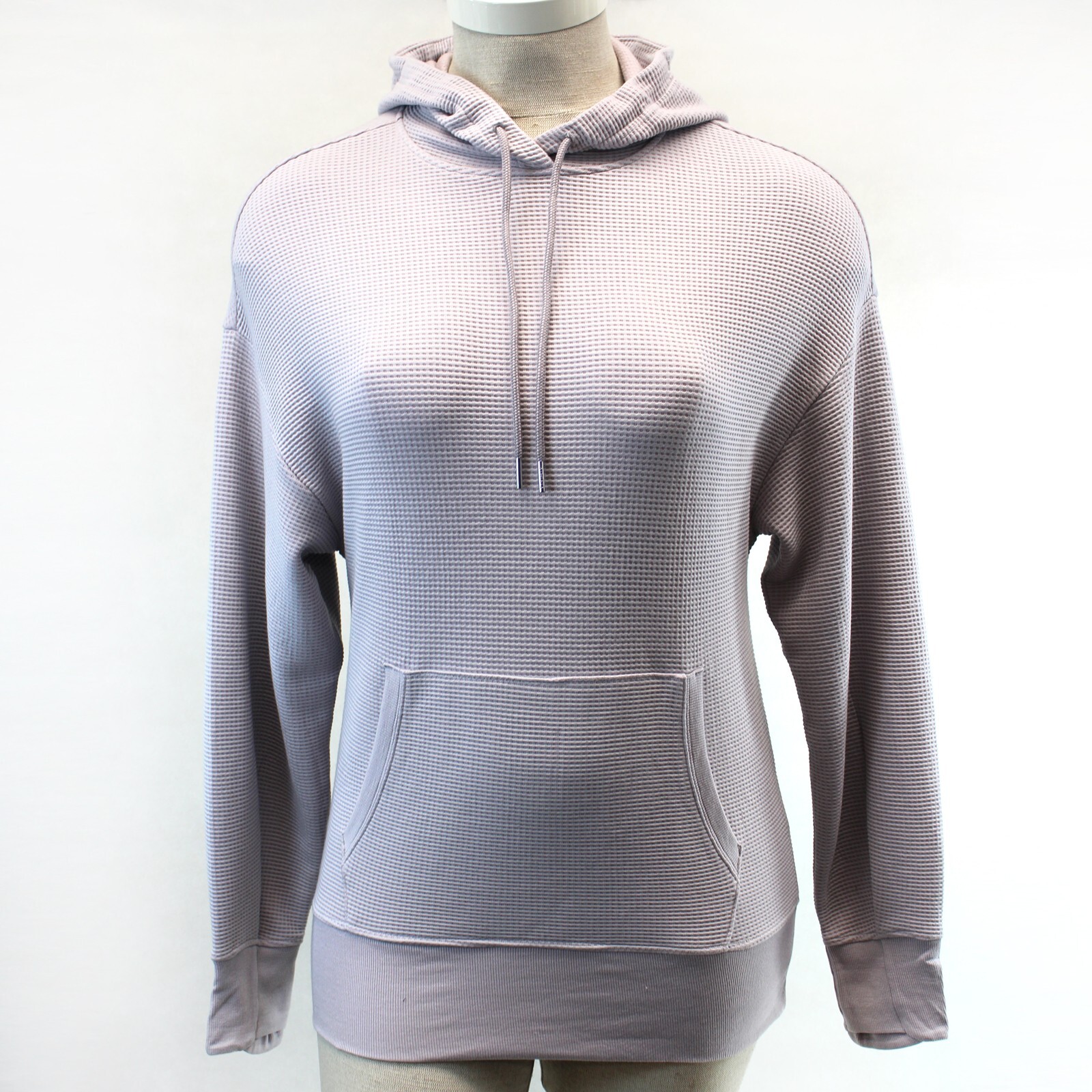 ATHLETA Light Purple Textured Pockets Hoodie Sweatshirt XLTall