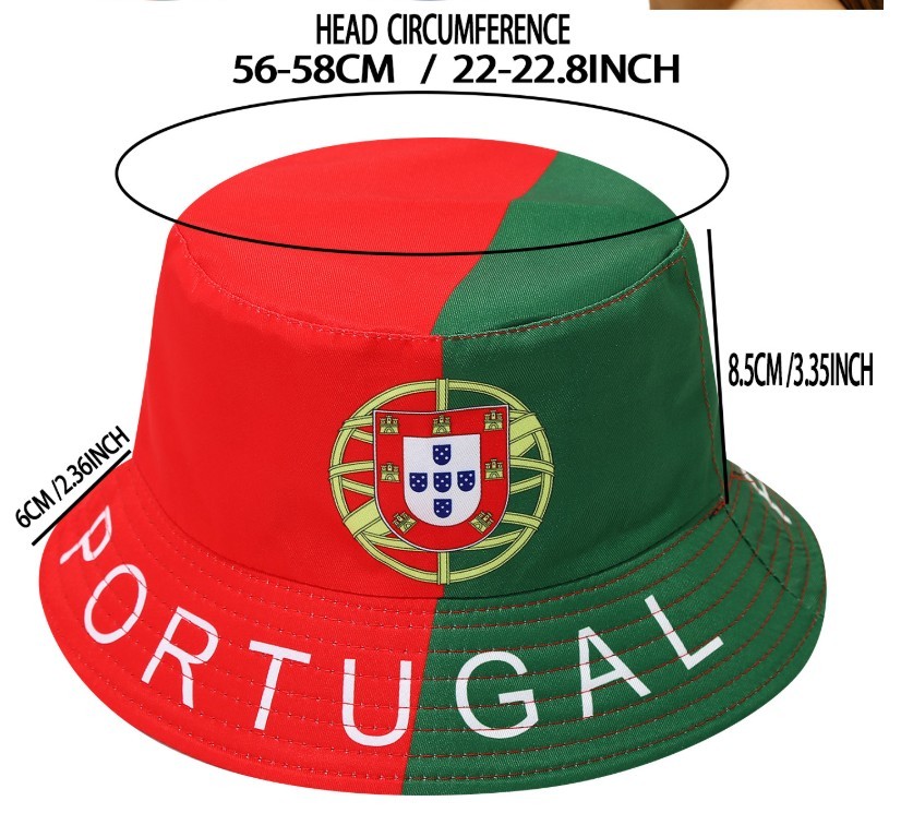 Patriotic USA/Canada/Mexico Flag Bucket Hat Outdoor for Sports Events&Festival