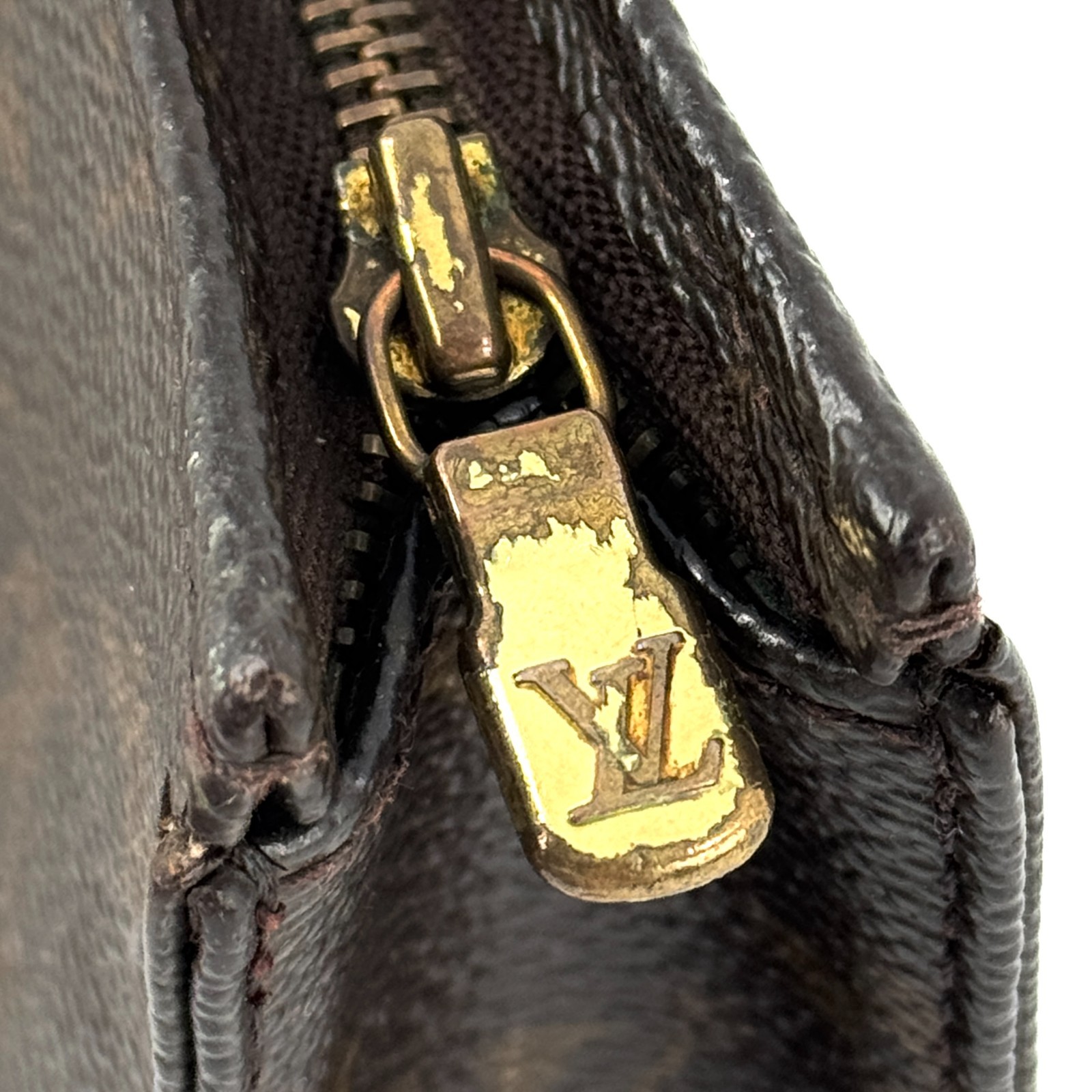 Louis-vuitton clutch bag cosmetic pouch M47546 Poche Toilette 15 Auth