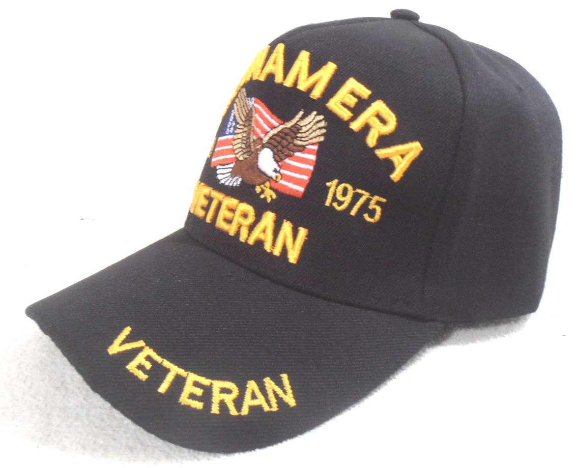 VIETNAM ERA VETERAN MILITARY CAP (BLACK) HAT NEW