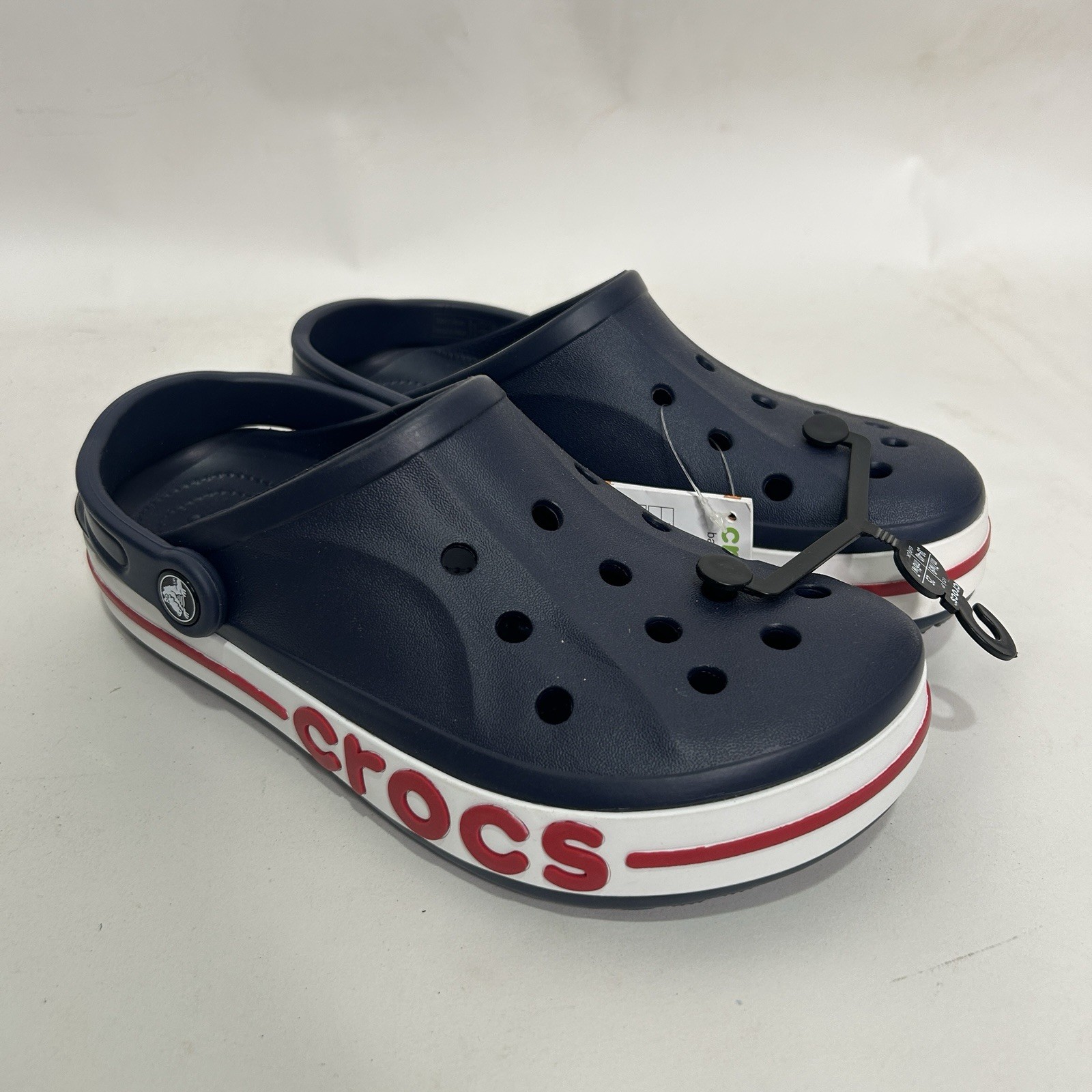 Crocs Bayaband Clogs Navy/Pepper 205089-4CC Men’s 7/Women’s 9 New