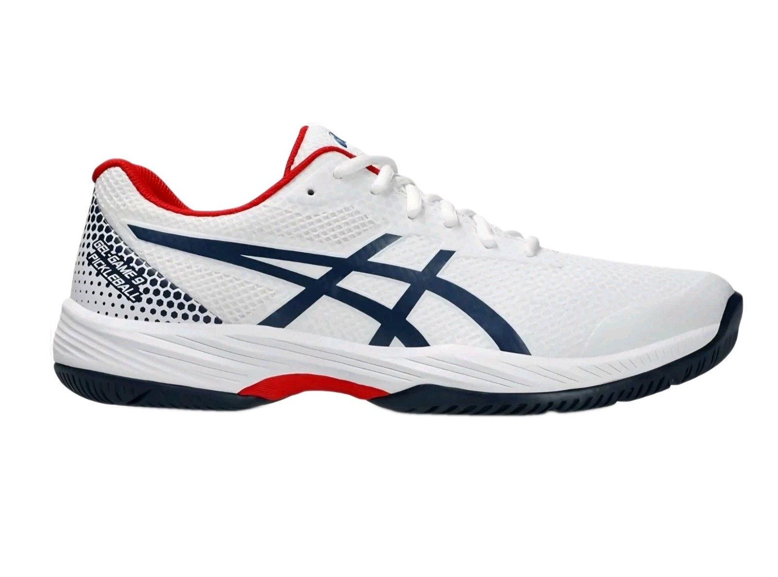 Asics Men’s Gel-Game 9 Pickleball Shoes White/Night Sky (1041A416-100)